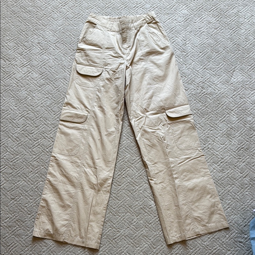 Wild Fable Tan Cargo Pants Straight-Leg